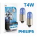 Лампа автомобильная T4W Philips BlueVision ultra 12V 4W 12929BVB2 (блистер)