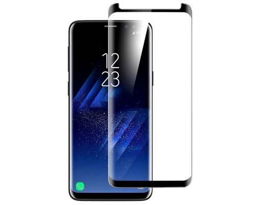 Защитное стекло Samsung s9 (полная проклейка) чёрный